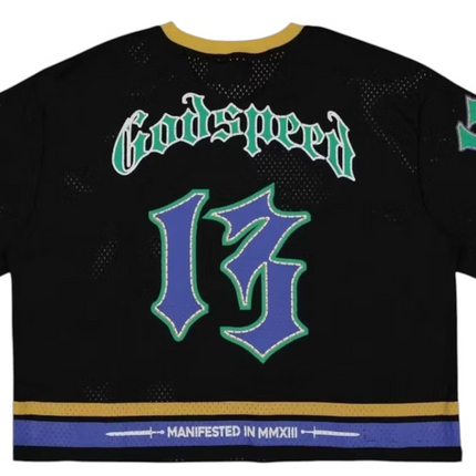 Godspeed First Down Jersey Black/Yellow/Blue