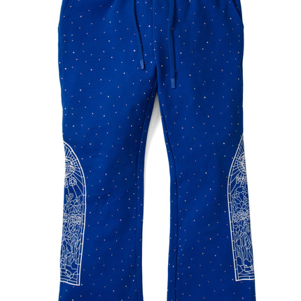 Who Decides War Rhinestone Sweatpants - Indigo