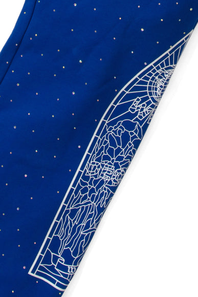 Who Decides War Rhinestone Sweatpants - Indigo