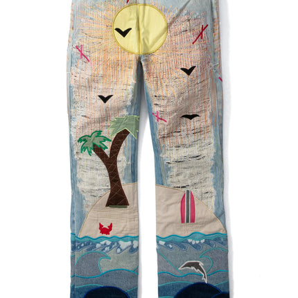 Who Decides War -Pale USA Seaboard Denim