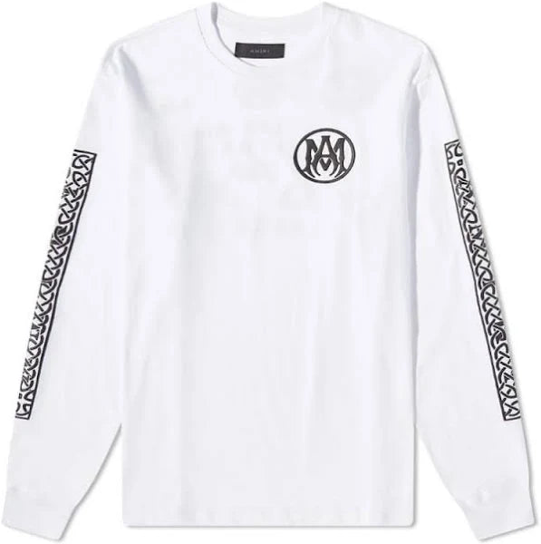 Amiri Zig Zag Long-Sleeve 'white'